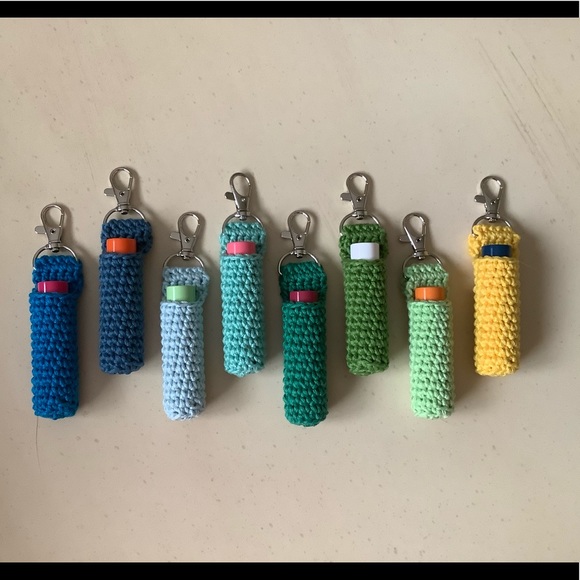 Hand Crocheted Lip Balm Holder - Your Choice of One💄 - Picture 8 of 8